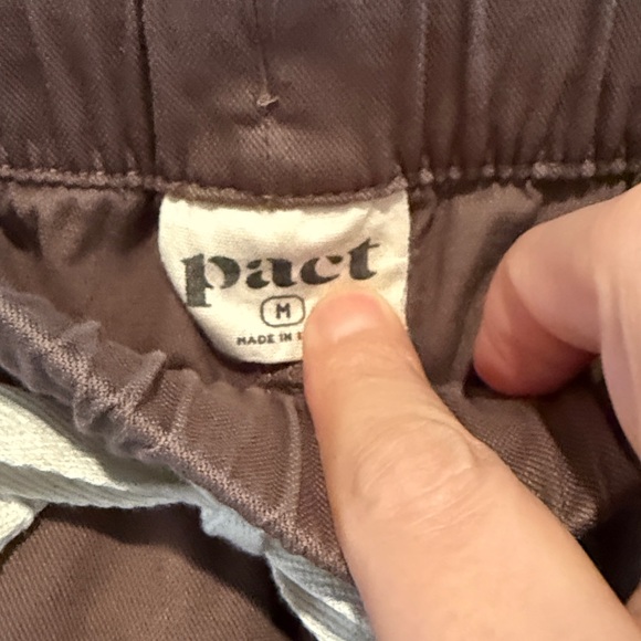 Pact Brown Ankle Pants - Picture 2 of 6